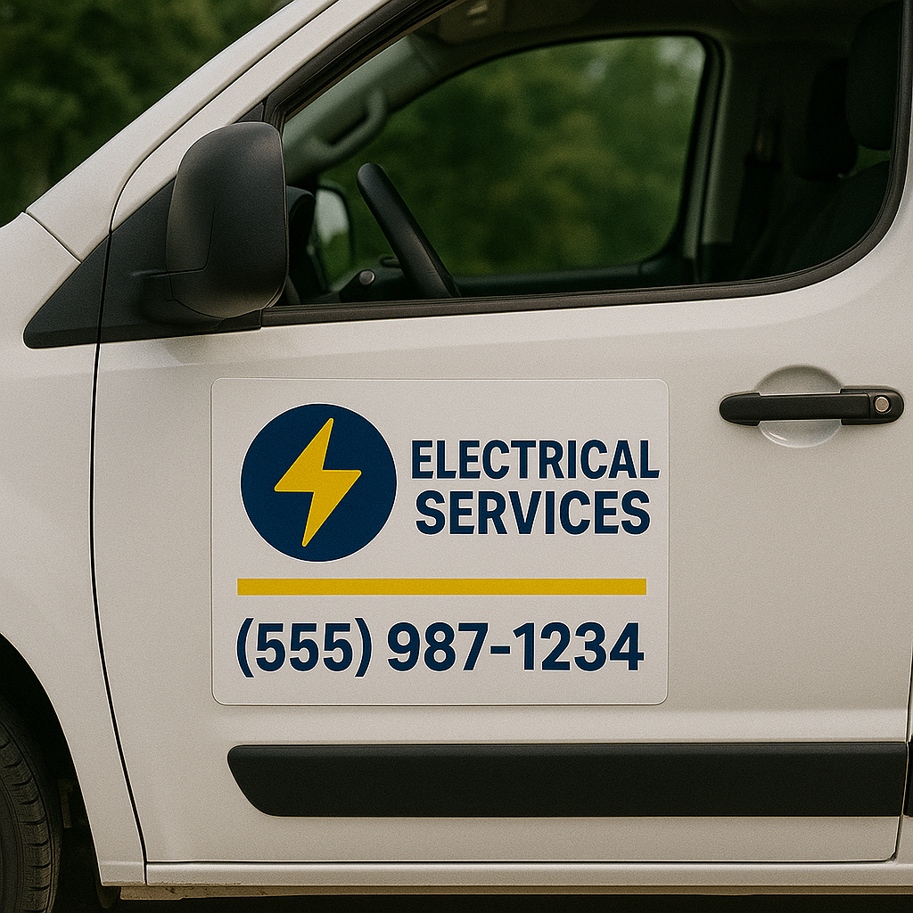 Magnetic Vehicle Signs