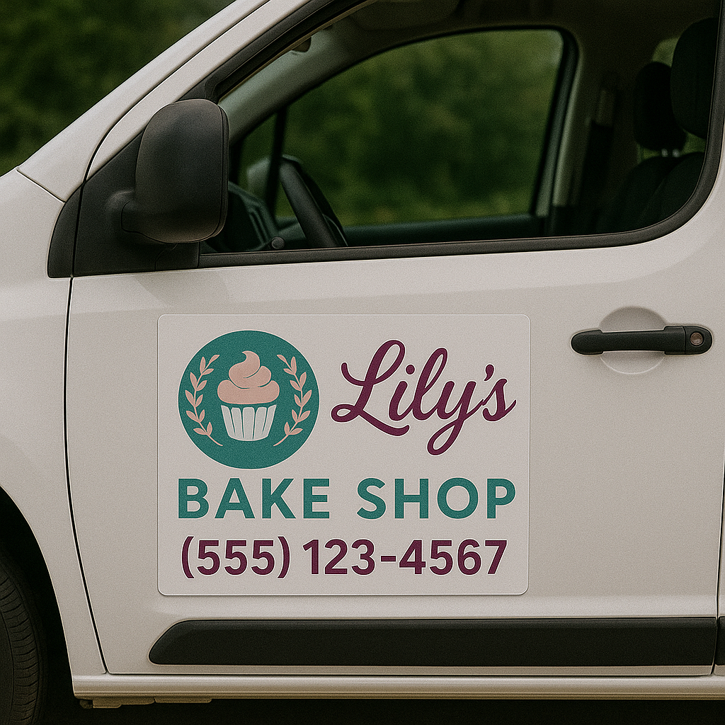 Magnetic Vehicle Signs